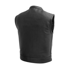 Men's Motorcycle Leather Vest