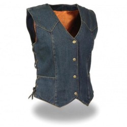 Women's Classic Denim Vest