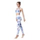 Women Color Print Yoga Set